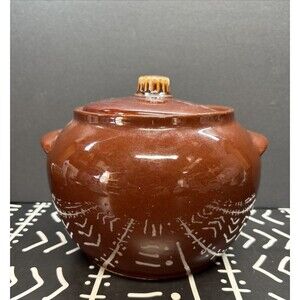 Vintage WATT OVEN WARE Casserole / Bean Pot